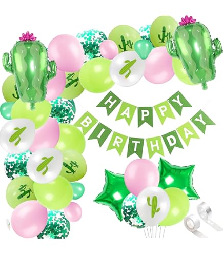 1pcs Cactus Balloon Mexican Fiesta Party Decor Bal... – Grandado