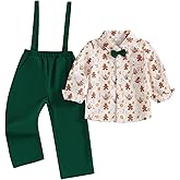 Rourufy Toddler Boy Easter Outfit Truck Bunny Carrot Gentleman Shirt Overalls Pants Set Baby Boys Spring Summer Clothes