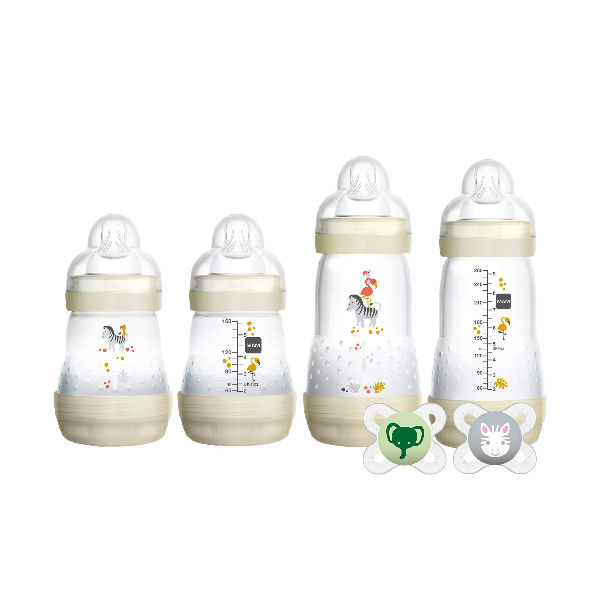 MAM Newborn Essentials "Feed & Soothe" Set (6Piece), Easy Start Anti