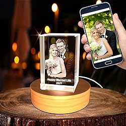 Personalized 3D Holographic Photo Etched Engraved
