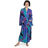 NOVICA Artisan Made Women's Handpainted Batik Patterned Robe from Indonesia
