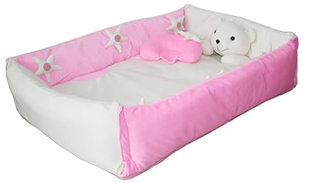 Amardeep Baby Bedding Set Cum Play Mat (Pink)