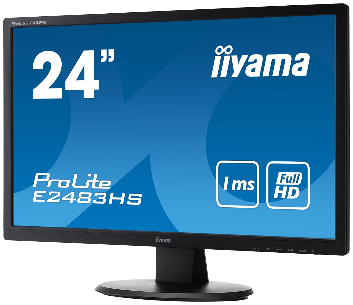 iiyama E2483HS-B1 24" ProLite HD LED Monitor - Black: Amazon.co.uk:  Computers & Accessories