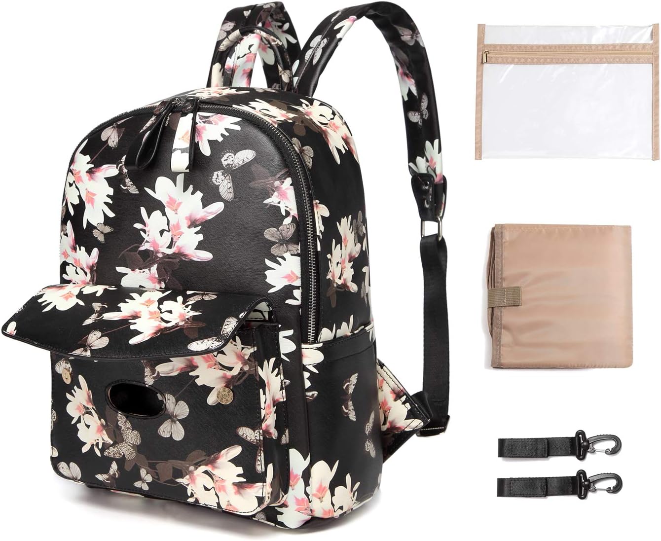 leather baby changing bag backpack