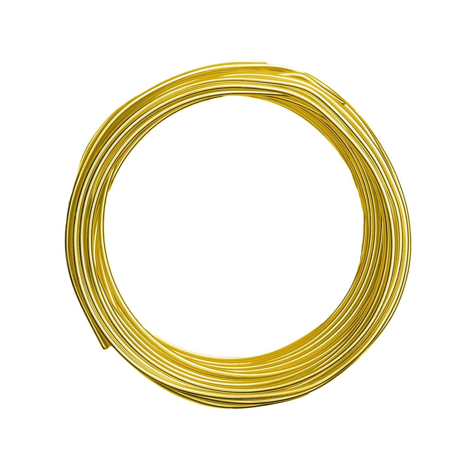 Vaessen Creative Aluminium Wire, Sunny Yellow, One Size