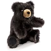 Folkmanis Baby Black Bear Hand Puppet, 1 EA