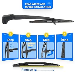 RAINTOK Windshield Wiper Blade Set Replacement for