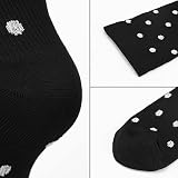 DRESHOW 4 Pairs Compression Socks Women Men Circulation Support Athletic view 4