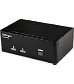 Amazon.com: StarTech 2-Port Dual-Monitor DisplayPort KVM Switch