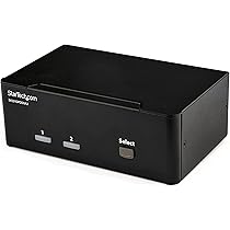 StarTech ミニディスプレイポート KVMスイッチ SV231MDPU2 KVMスイッチ／2ポート／1画面／DisplayPort 1.2／4K60Hz／USB