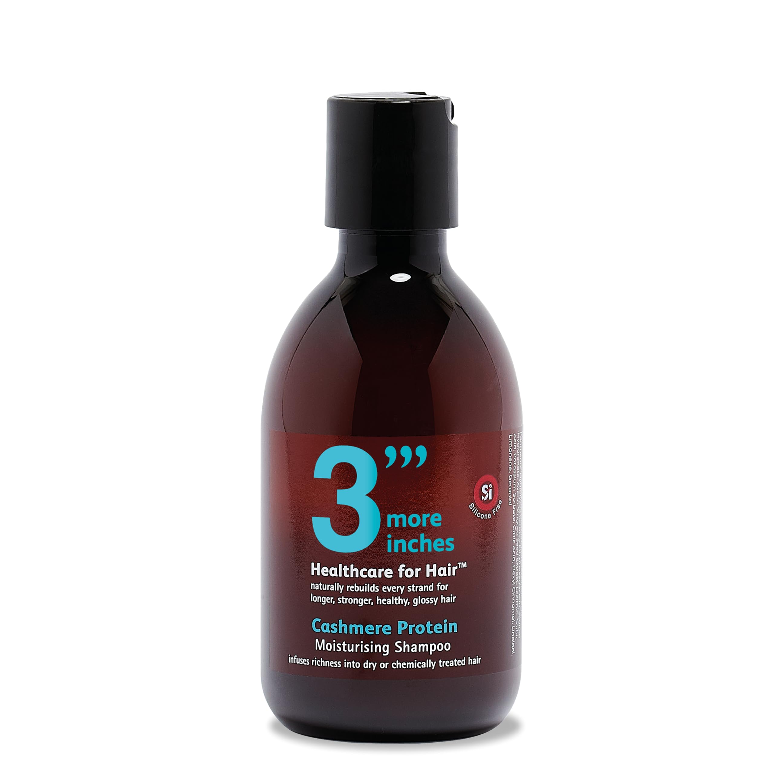 3'''More Inches Cashmere Protein Moisturising Shampoo 250ml - Hydrating Shampoo for Dry, Frizzy Hair - Silicone & Sulfate Free - Hair Care by Michael Van Clarke — image 1