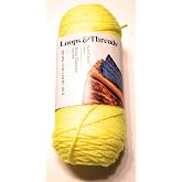 Soft Classic Yarn by Loops &amp; Threads - 252 Yards - Medium (4) - Neon Yellow