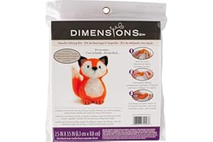 Dimensions Crafts 72-74043 Fox Needle Felting Kit