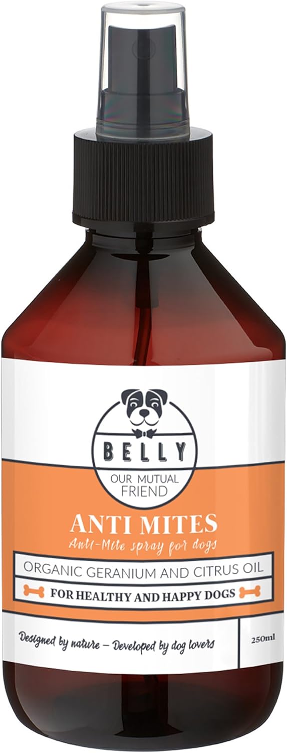 Belly Anti Mite Dog Spray, Natural Mite Treatment & Repellent for Dogs, Easy Mite Control on the Go