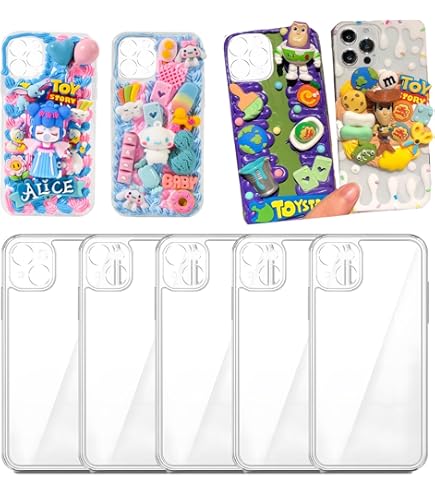 Amazon.com: DIY Phone Junk Case for iPhone, 10 Pack Clear Cases