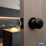 XFORT Bello Passage Knob Set Matt Black for Internal Doors with Tubular Latch view 3