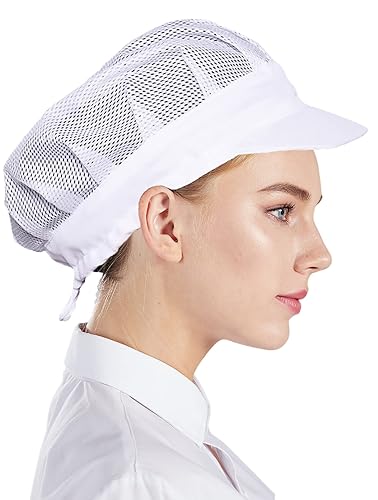 Nanxson 3pcs Unisex Chef Hat Elastic Kitchen Chef Hat Cooking Chef
