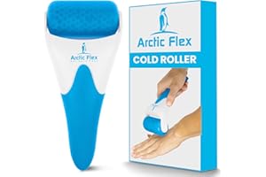 Arctic Flex Ice Face Roller - Face Roller Skin Care Tools - Eye Puffiness Relief Massager Beauty Products - Migraine, Wrinkles, Neck, Chin, Jawline, Sensitive Skin, Acne & Scar Treatment - Women, Men