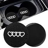 2Pack - 2.75inch Car Cup Holder Coaster fit for Audi Jeep Toyota Honda Ford Chevy GMC Dodge Subaru Cadillace Kia Hyundai Volkswagen BMW Mercedes Benz & More Interior Decorative Accessories