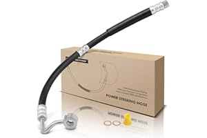 A-Premium Power Steering Pressure Hose Line Assembly Compatible with Hyundai Santa Fe 2001 2002 2003 2004 2005 2006, 2.7L, with Washer, From Pump