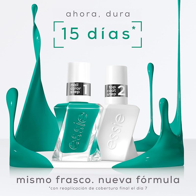 , Gel da Essie Nail Polish, Duração Prolongada com Acabamento Brilhante, Manicure Sem UV, Gel Couture Shade 551 Bling It, 13,5ml