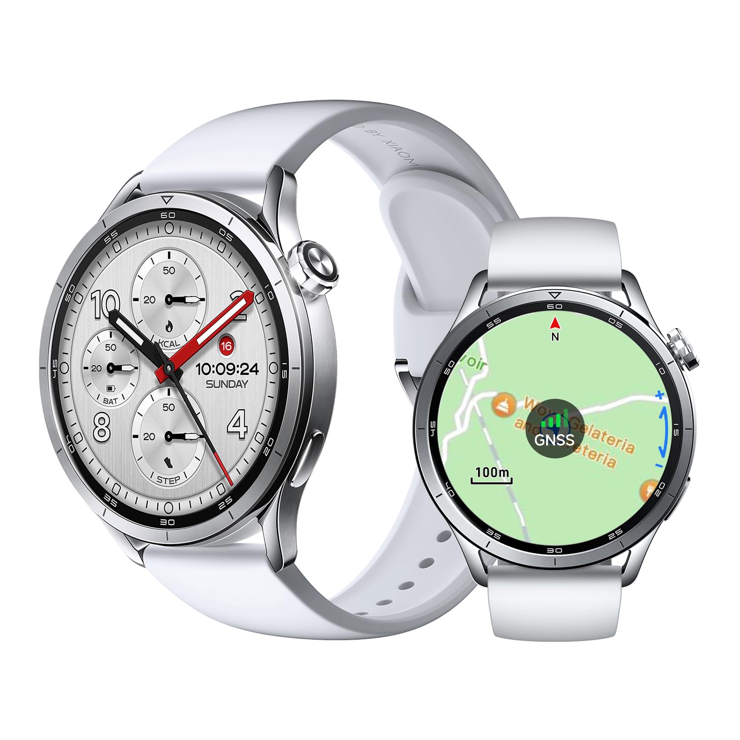XIAOMI Watch S5 46 mm, Smartwatch con Pantalla, AMOLED de 1,48”, hasta 21 Días de Autonomía, Más de 150 Modos Deportivos, GPS de Doble Banda, NFC, Seguimiento de Salud, Android&iOS, Plata