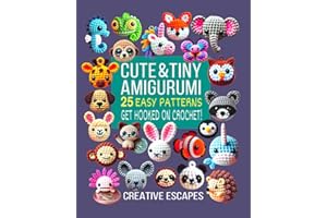 Cute & Tiny Amigurumi: 25 Easy Patterns: Get hooked on crochet with Supergurumi Patterns for Adorable Crochet Animals, fish a