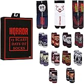 Bioworld Horror Movies 13 Scary Days Of Socks Advent Adult Ankles And Crews Gift Box Set 13 Pairs