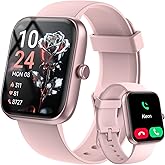 Smart Watch for Women Men with Bluetooth Call, Alexa Built-in Smartwatch, 1.83"DIY Dial Fitness Watch with Sleep Heart Rate Monitor, 110+ Sport Modes, IP68 Waterproof Watch Compatible with Android iOS