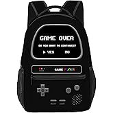 YOZIRIBO School Backpack for Boys Gamer Backpack for Kids Teens Ages 6-18 Video Game Bookbag Travel Back Pack (Backpack black)