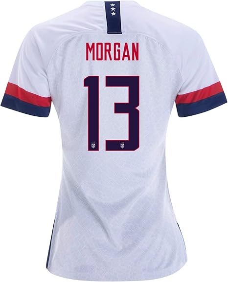 #13 Alex Morgan White Womens 2019 World Cup USA White Soccer Jersey (Runs Small) at Amazon Women 