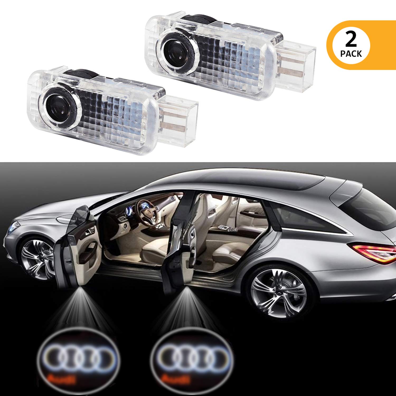 Eogifee Car LED Door Courtesy LED Laser Projector Lights Ghost