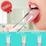 Kunjocy Stainless Steel Tongue Scraper U-Shape Metal Oral Care Tool view 5
