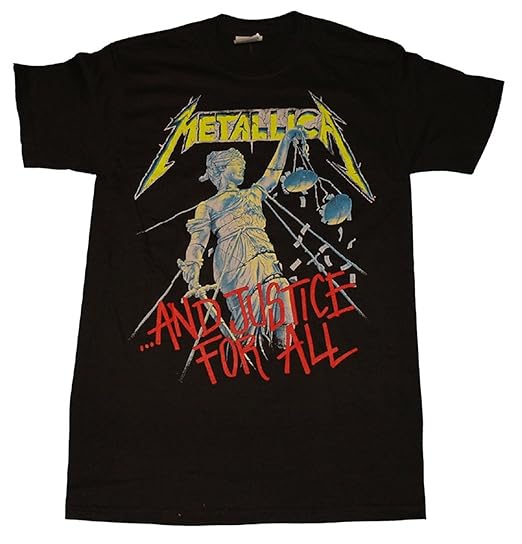 Buy Metallica - Mens and Justice for All T-Shirt - 2X-Large Black at Amazon.in