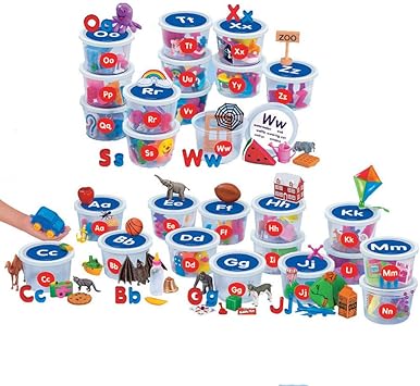 Alphabet Sounds Teaching Tubs / Heavy Duty - Ideal for Schools and