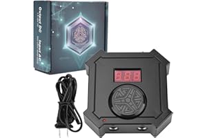 ATOMUS Black Dial Tattoo Power Supply for Shader and Liner Machine with Cable LED Digital Display Power Supply for Tattoo Beg