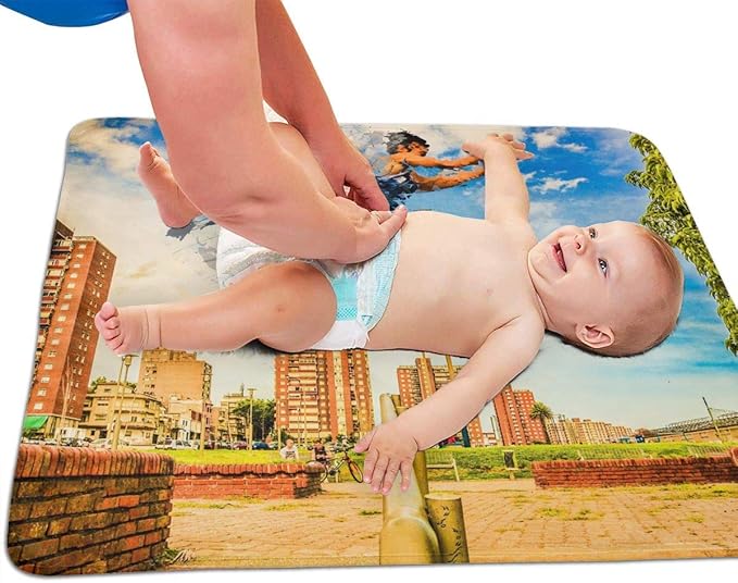 Zcfhike Baby Draagbare Luier Veranderen Pad Urban Parkour Race Urinary Pad Baby Veranderen Mat 31 5 X25 5 Amazon Nl
