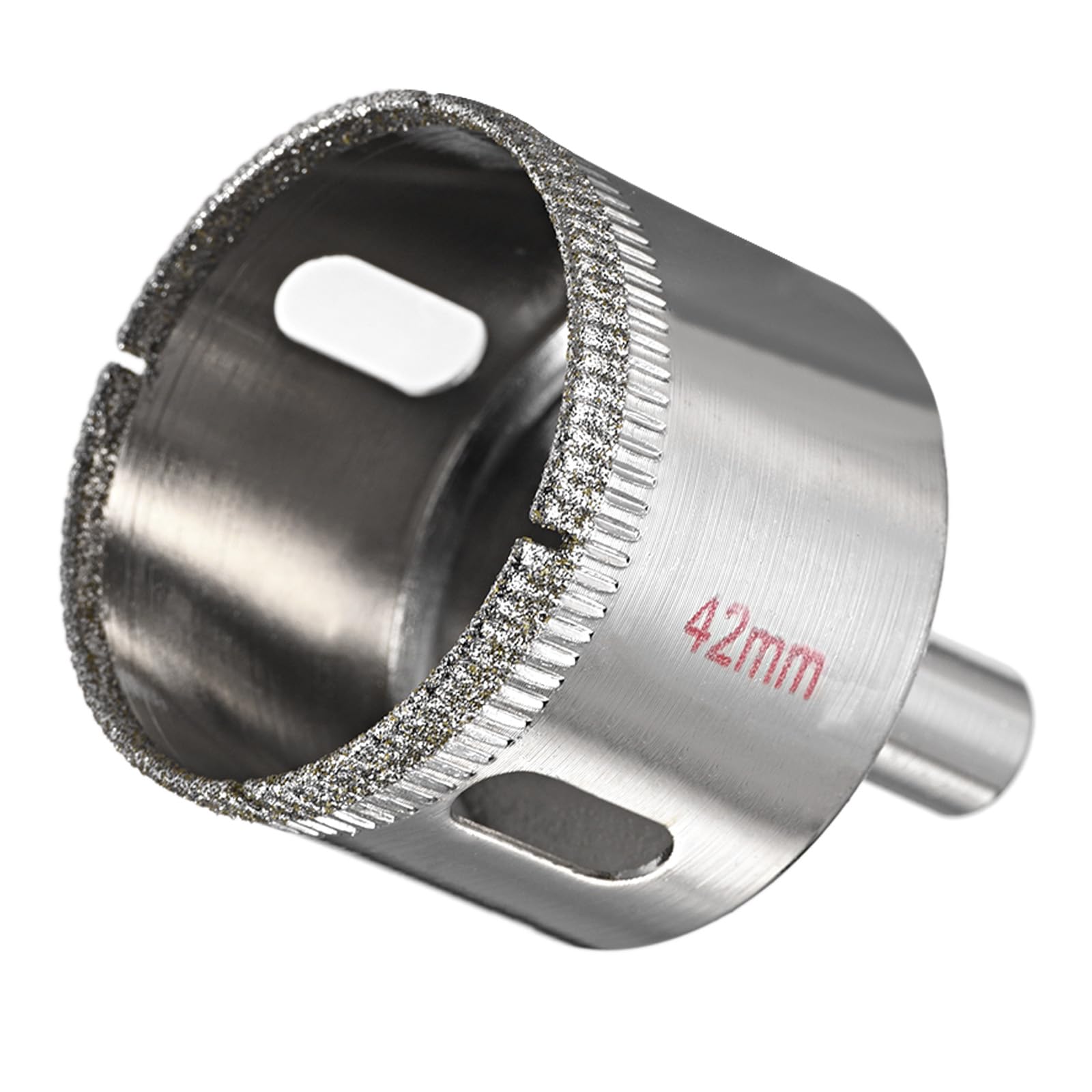 CoCud Diamond Hole Saws Drill Bits, 42mm / 1-21/32" Drilling Diameter, Nickel Plated 45# Steel Drill Bit - (Applications: for Glass Ceramic Tiles Marble Stone)