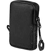 Y-SHP MATRIX Mens Wallets,Portable Card Wallet For Men - Small and Exquisite Keychain Wallet,Coin Purse for Men and Women to Travel Suitable for Storing Keys,Cards and Cash(Black)