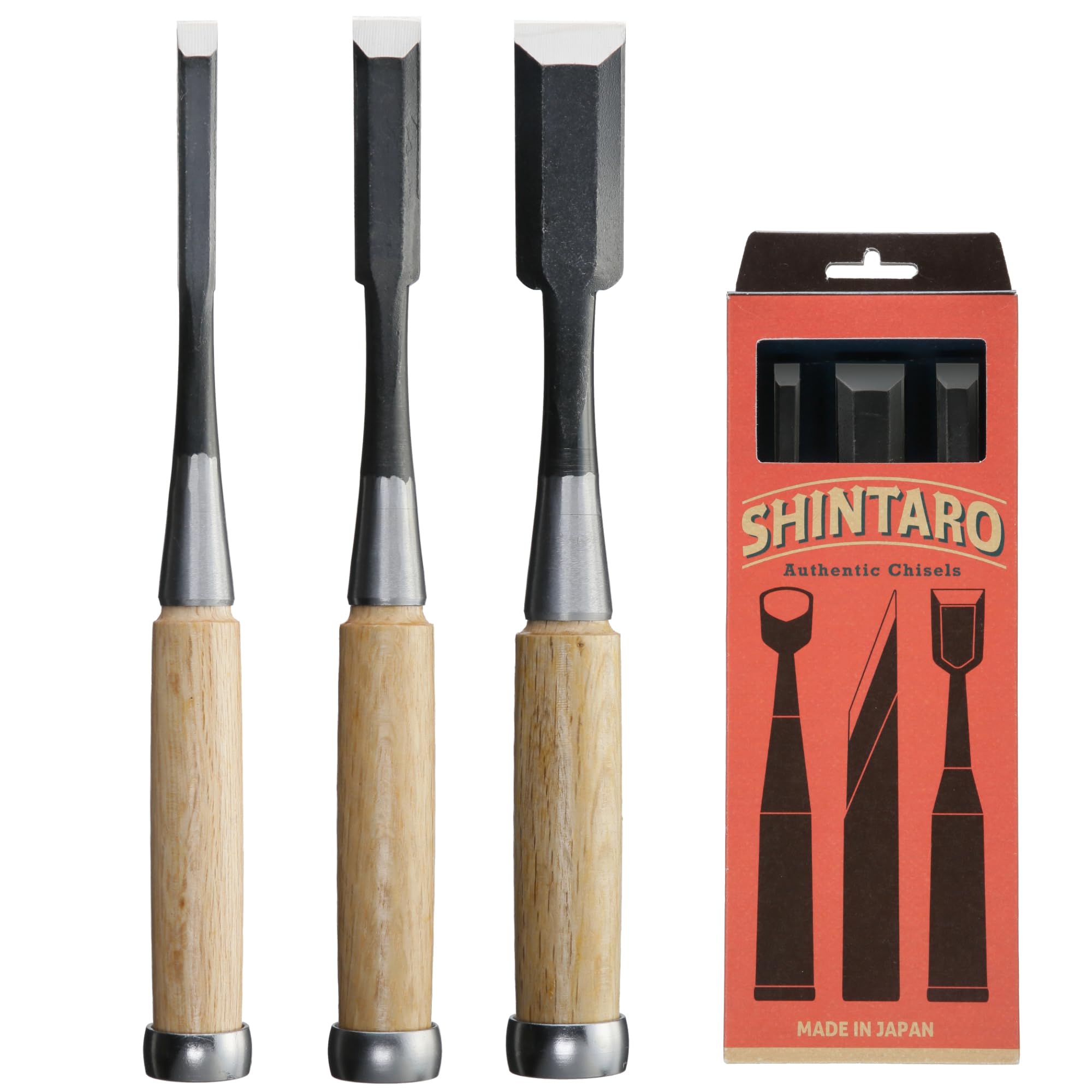 SHINTARO Authentic Japanese Chisel Set of 3 Pieces