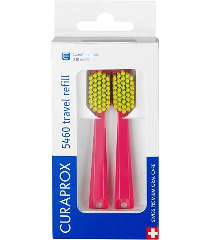 Amazon.com : Curaprox CS 5460 Toothbrush Heads – for Travel Set