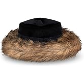Dress Up America Raised Kippah Shtreimel Hat - Jewish Purim Hat - Costume Hasidic Rabbi Headgear