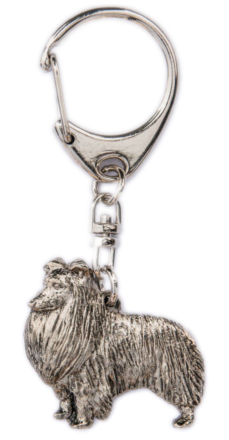 Shetland Sheepdog Made in U.K Artistic Style Dog Key Ring Collection