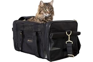 Quaker Pet Group SPT11721 Sherpa PetDelta Carrier, Black, Medium, 18-Inchx11-Inchx10.5-Inch