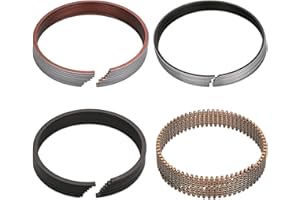 ARMKER Piston Ring Set Compatible with Chevy GM LS Gen III IV 4.8L & 5.3L V8 Engines 1999-2016 - LC9 L33 LM7 LR4 L59 LS4 LY2 LMG 3.78in STD Moly Replace# 2M4978 41859CP C96008