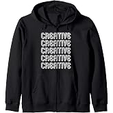 Creative Zip Hoodie