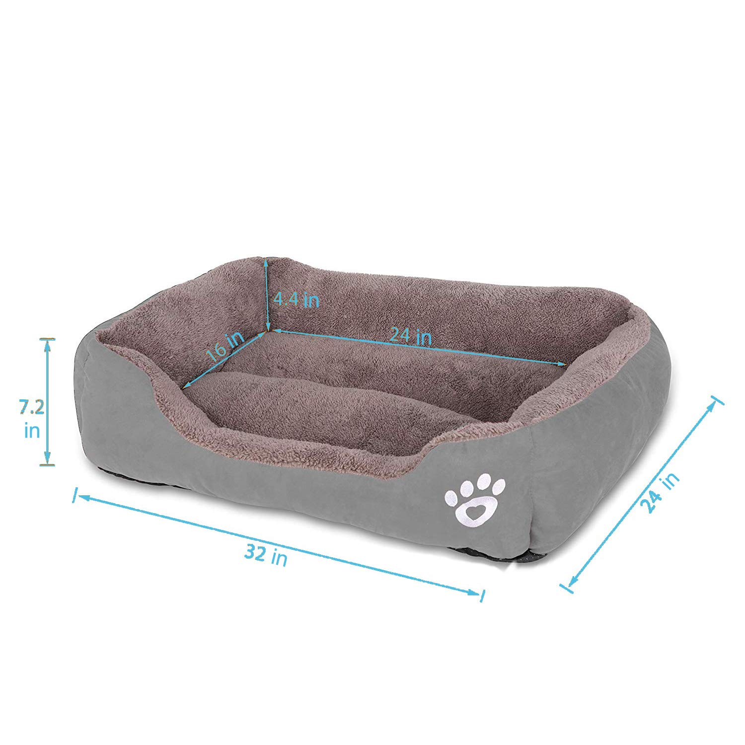 PUPPBUDD Pet Dog Bed for Medium Dogs(XXLLarge for Large Dogs),Dog Bed