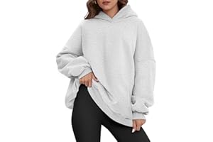ATHMILE Hoodies for Women Oversized Sweatshirt Plus Size Sweaters Fall Clothes 2023 Outfits Fleece Lined Y2K