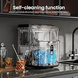 Nugget Ice Maker Countertop, 35Lbs/Day Portable