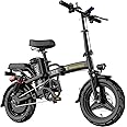 20''/16''/14'' Folding Ebike, Electric Bicycle with 48V 20Ah Removable Battery, 1500W/1200W/1000/800W, 20-30MPH City Commuter Electric Bike, 31-50Miles Range 180-330lbs Load